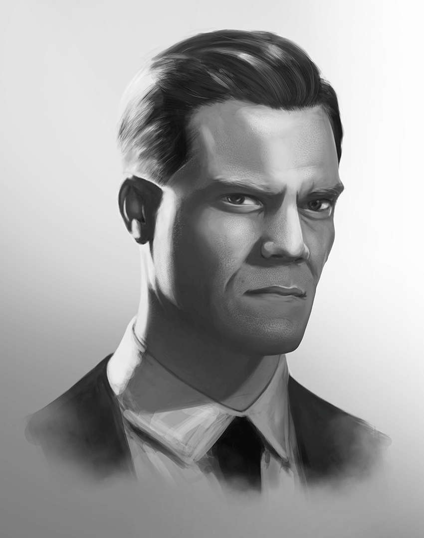 Michael Shannon Illustration